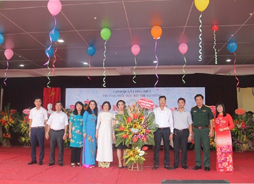 Trường TH Đô thị Sài Đồng, quận Long Biên: Vững vàng tâm thế xây dựng trường chất lượng cao.
